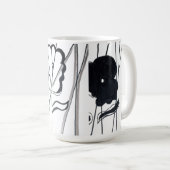 Modern flowers コーヒーマグカップ (正面右)