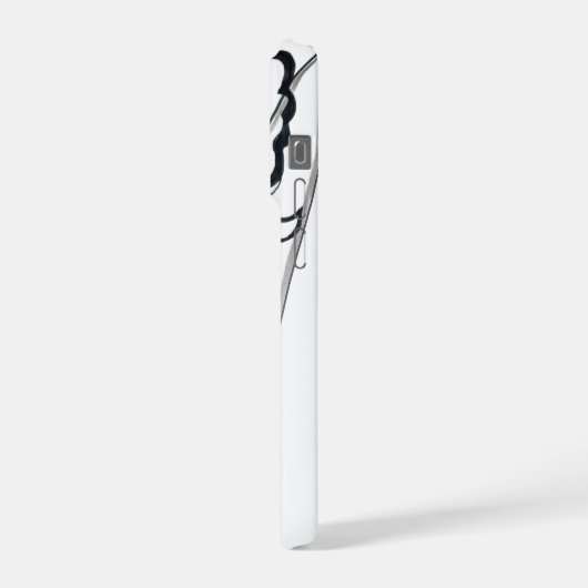 Modern flowers iPhoneケース (左側面)