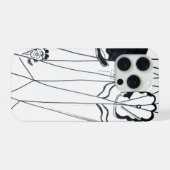 Modern flowers iPhoneケース (裏面横)