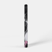 Modern Flowers Marble Samsung Galaxyケース (右側面)