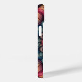 Modern Flowing Line Art Phone Case Vibrant Abstrac Case-Mate iPhoneケース (裏面 / 右)