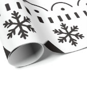 Modern Folk Art Christmas Reindeer  ラッピングペーパー (ロールコーナー)