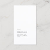 Modern font in two colors with 名刺 (裏面)