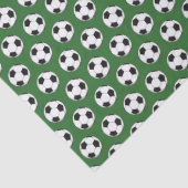 Modern Football Soccer Boy 8th Birthday Kids Green 薄葉紙 (詳細)