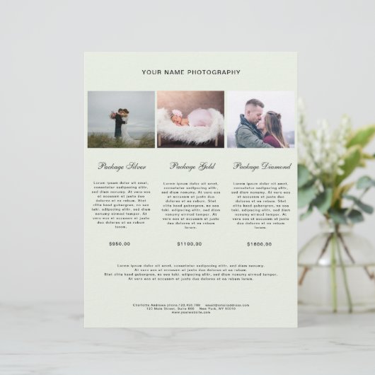 Modern Foto Preisliste (スタンド正面)