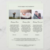 Modern Foto Preisliste (正面/裏面)