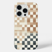 Modern Four-Quadrant Gradient Checkered Phone Case Case-Mate iPhoneケース (裏面)