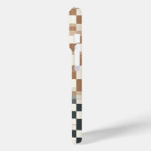 Modern Four-Quadrant Gradient Checkered Phone Case Case-Mate iPhoneケース (裏面 / 左)