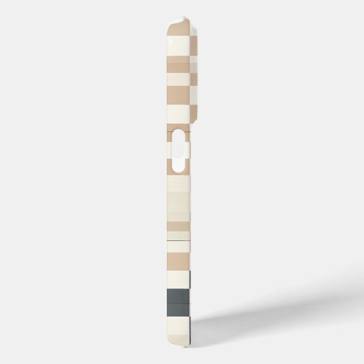 Modern Four-Quadrant Gradient Checkered Phone Case Case-Mate iPhoneケース (裏面 / 右)