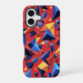 Modern Fragment Grid iPhone 16ケース (裏面)
