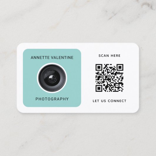 Modern framed camera lens photographer 名刺 (裏面)