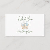 Modern Fresh Custom House Cleaning Services 名刺 (正面)