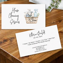 Modern Fresh House Cleaning Services 名刺