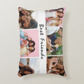 Modern Friend Collage Photos Simple アクセントクッション (正面(垂直))