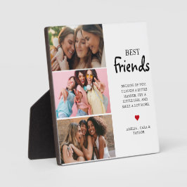 Modern Friend Collage Photos Simple フォトプラーク