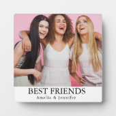 Modern Friend Collage Photos Simple フォトプラーク (正面)