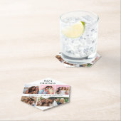 Modern Friend Collage Photos Simple ペーパーコースター (インサイチュ)