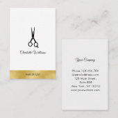 Modern Friseur Visitenkarte 名刺 (正面/裏面)