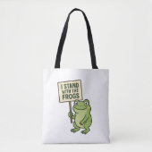 Modern Frog Lover Tote トートバッグ (正面)