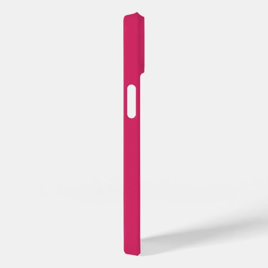 Modern fuchsia white script Personalized Name  Case-Mate iPhoneケース (裏面 / 右)