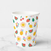 Modern Fun and Colourful Graphic 紙コップ (右)