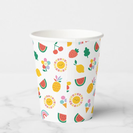Modern Fun and Colourful Graphic  紙コップ (右)