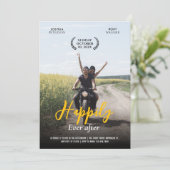 Modern Fun Casual Wedding  招待状 (スタンド正面)