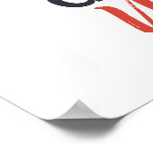 Modern, fun, creative, funny Save Water Drink Wine ポスター (角)