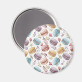 Modern Fun Sweet Macaroons マグネット (正面/裏面)