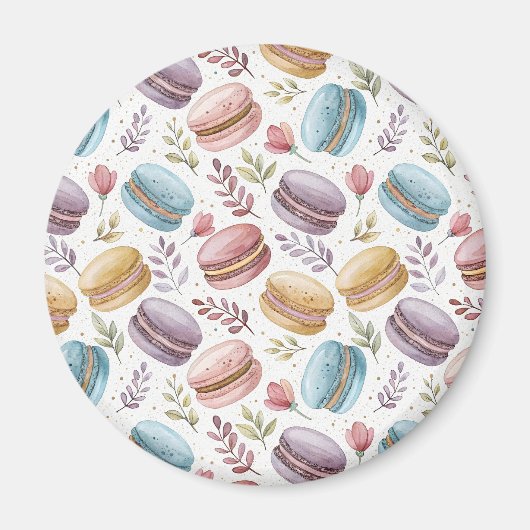 Modern Fun Sweet Macaroons マグネット (正面)