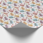 Modern Fun Sweet Macaroons ラッピングペーパー (角)