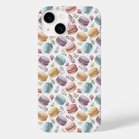 Modern Fun Sweet Macaroons Case-Mate iPhoneケース (裏面)
