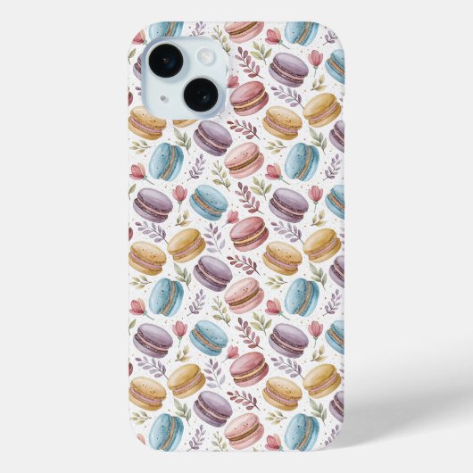 Modern Fun Sweet Macaroons Case-Mate iPhoneケース (裏面)