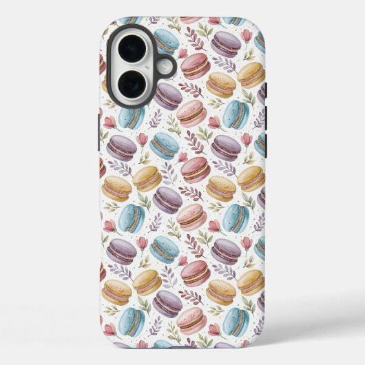 Modern Fun Sweet Macaroons Case-Mate iPhoneケース (裏面)