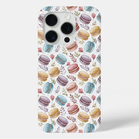 Modern Fun Sweet Macaroons Case-Mate iPhoneケース (裏面)