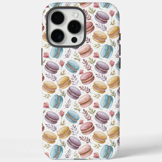 Modern Fun Sweet Macaroons Case-Mate iPhoneケース (裏面)
