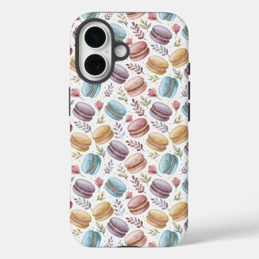 Modern Fun Sweet Macaroons Case-Mate iPhoneケース (裏面)