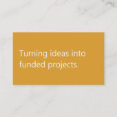 Modern Funding Consultant Freelance Writer 名刺 (正面)