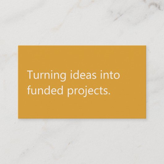 Modern Funding Consultant Freelance Writer 名刺 (正面)