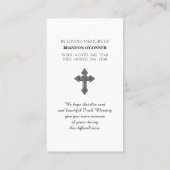 Modern Funeral  Celebration of Life Memorial  名刺 (裏面)