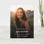 Modern Funeral | Order of Service Folded プログラム (正面)