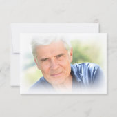 Modern Funeral Script Thank You 2 Photos サンキューカード (裏面)