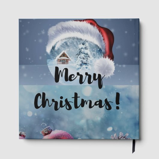 Modern funny cute Christmas reindeer      ゲストブック (裏面)