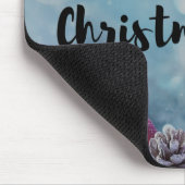 Modern funny cute Christmas reindeer      マウスパッド (コーナー)