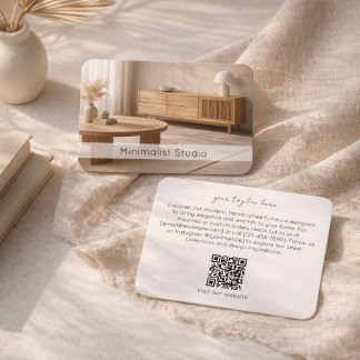 Modern Furniture Store Minimalist Interior Design 名刺