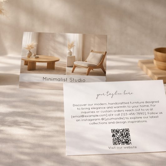 Modern Furniture Store Minimalist Interior Design  名刺