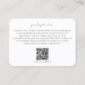 Modern Furniture Store Minimalist Interior Design  名刺 (裏面)