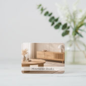 Modern Furniture Store Minimalist Interior Design  名刺 (スタンド正面)