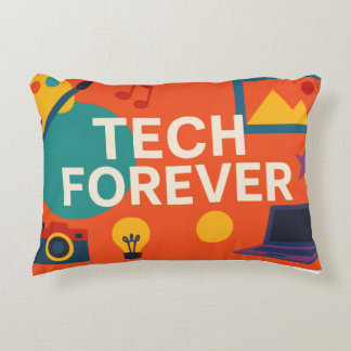 Modern Futuristic Design Pillow for Creative Mind アクセントクッション