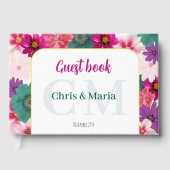 Modern Garden Romance Guest Book For wedding  ゲストブック (正面)